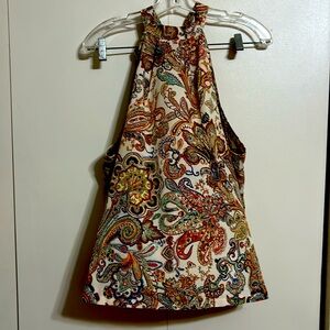 Super cute paisley polyester top